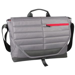 Altego Messenger Bag - Channel Stitched Ruby